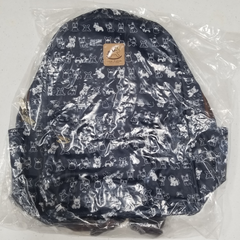 Waterproof Frenchie Large Backpack for School Work - Picture 6 of 11